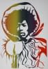 "Jimi Hendrix burning of the midnight lamp" von Hans Binz auf art24