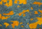 "Türkis-goldenes Relief" by Paul T. on art24