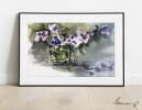 "violette Blüten" von samirartist auf art24