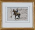 "Reiterstudie (Postkarte)" by Walther von May on art24