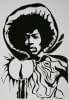 "Jimi Hendrix burning of the midnight lamp" von Hans Binz auf art24