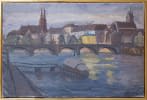 "Ohne Titel (Blick auf Basler Altstadt)" de Artist Wanted sur art24