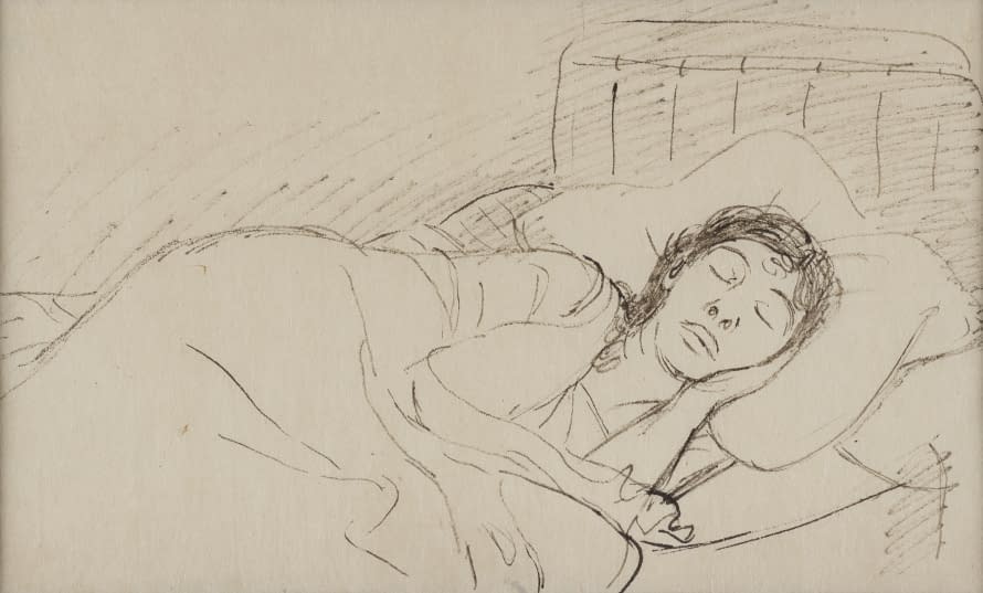 Foto 1 des Kunstwerks "Schlafende Frau" von Ignaz Epper auf art24
