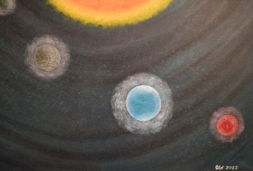 Photo 1 de l'œuvre "Space Life" par Olha Nazarenko sur art24