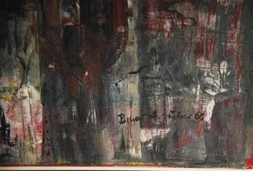 Image 1 of the artwork "Ohne Titel (Abstraktes Bild)" by Bruno A. Weber on art24