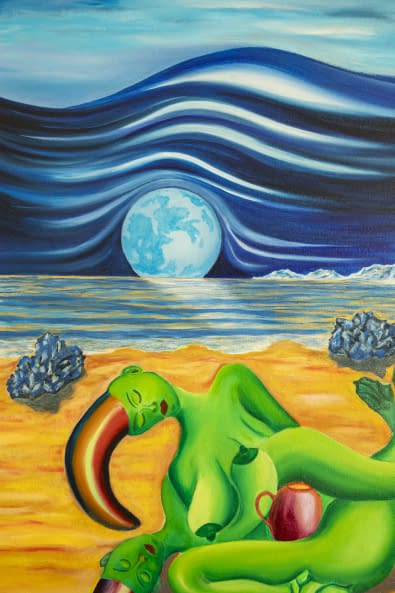Foto 1 des Kunstwerks "Drei Grazien in Diamantental" von Giorgio Asturio auf art24