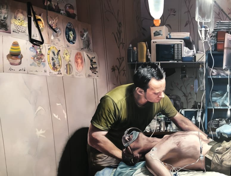 Foto 1 des Kunstwerks "Resuscitation April - Portrait to Diego Herrera Carcedo" von Paul Jelinek auf art24