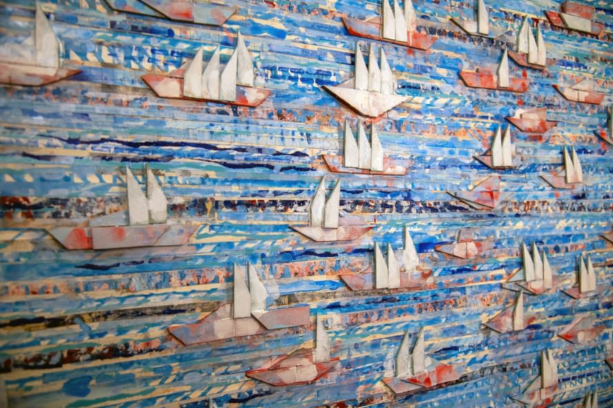 Image 1 of the artwork "quietblue seawater" by Eugen Meier Mathévie on art24