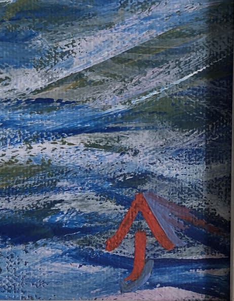 Image 1 of the artwork "Víz felett/Über der Wasseroberfläche" by János Aknay on art24