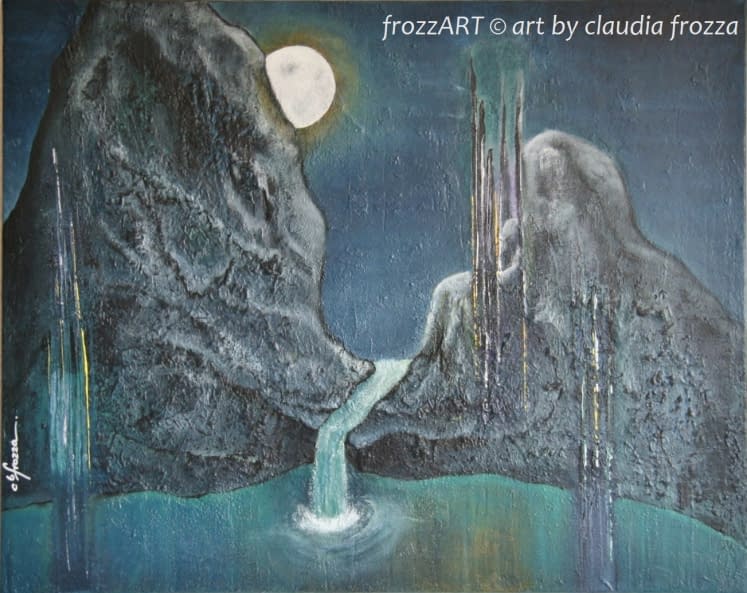 Foto 1 des Kunstwerks ""Ein magischer Ort"" von Claudia Frozza auf art24