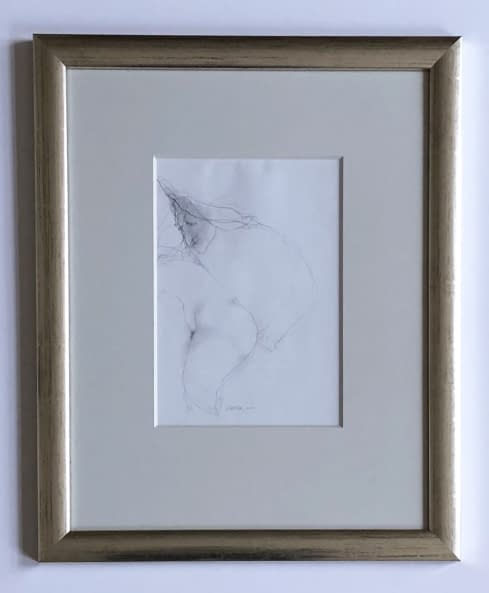 Image 1 of the artwork "Akt Rajz X./Akt Zeichnung X." by Ruttkay Sándor on art24