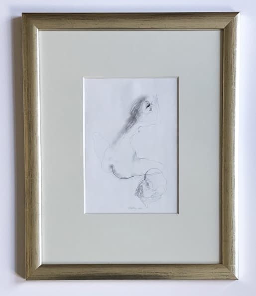 Image 1 of the artwork "Akt rajz XVII./ Akt Zeichnung XVII." by Ruttkay Sándor on art24