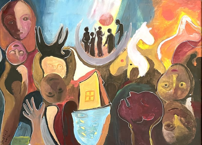 Image 1 of the artwork "Álomhajó / Traumschiff" by Katalin Szabadi on art24
