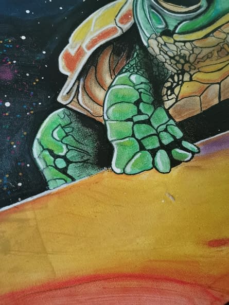 Photo 1 de l'œuvre "Schildkröte im Weltall" par Köhler sur art24