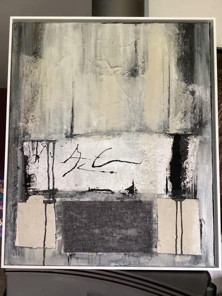 Image 1 of the artwork "Gips trifft Stoff" by Ursula Mettler on art24