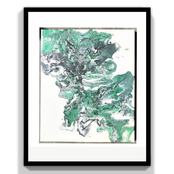 Foto 1 des Kunstwerks "Green Storm" von Elisabeth Weber auf art24