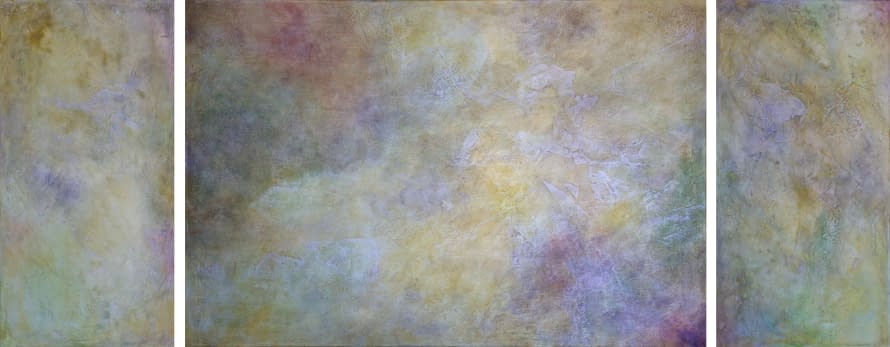 Foto 1 des Kunstwerks "Tryptichon Heiter bis wolkig" von Paul T. auf art24