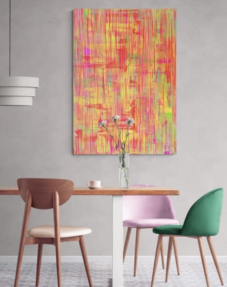 Photo 1 de l'œuvre "Neon rain" par PamKes sur art24