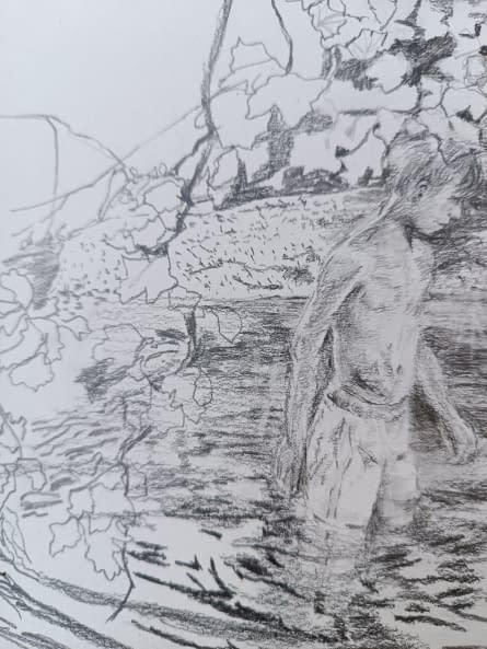 Image 1 of the artwork "L' enfant et la rivière" by Emmanuelle Tenailleau on art24