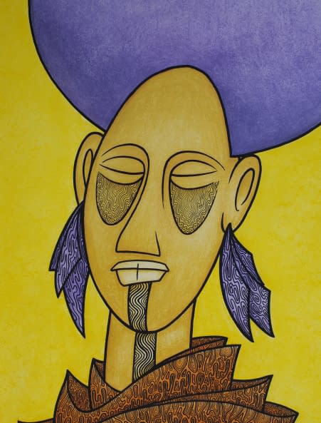 Image 1 of the artwork "Gesicht 1" by Paul Pablo Göttert on art24