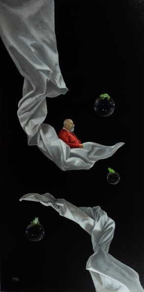 Photo 1 de l'œuvre "Beim Paychiater" par Ralf Lürig - LürigArt sur art24