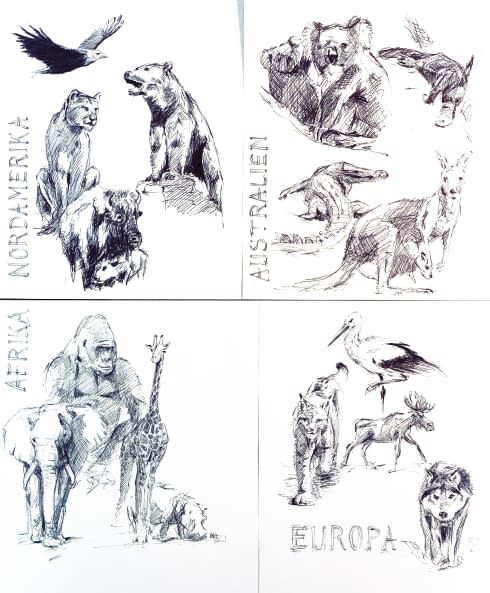 Image 1 of the artwork "Tierisches" by Thomas van der Heide on art24