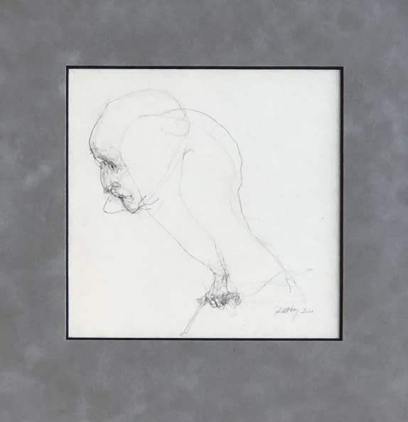 Image 1 of the artwork "A púpos/ Buckeliger" by Ruttkay Sándor on art24