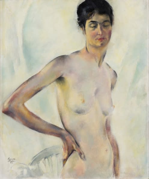 Foto 1 des Kunstwerks "Frauenakt" von Eduard Stiefel auf art24