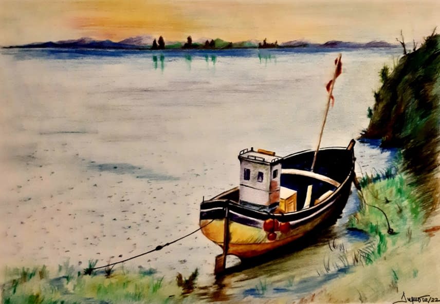 Foto 1 des Kunstwerks "The blue Greek sea" von Dimitris auf art24