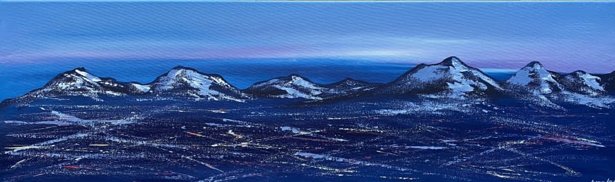 Image 1 of the artwork "Einbruch der Nacht" by Ivonne Wild on art24