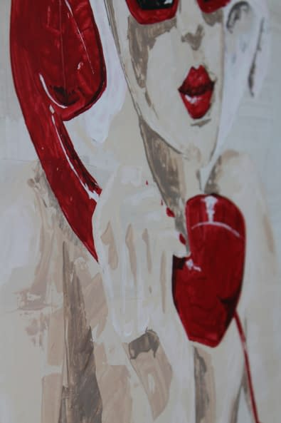 Foto 1 des Kunstwerks "Retrotalk" von Jana Derksen auf art24