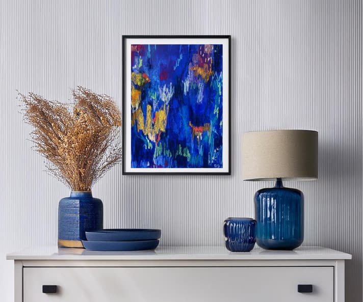 Foto 1 des Kunstwerks "Blue" von Daria Startseva auf art24