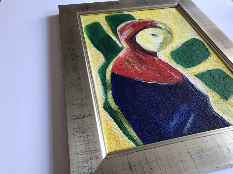 Image 1 of the artwork "Szomorú angyal/Trauriger Engel" by János Aknay on art24