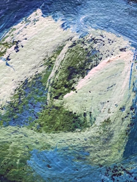 Image 1 of the artwork "Kék Angyal/Blauer Engel" by János Aknay on art24