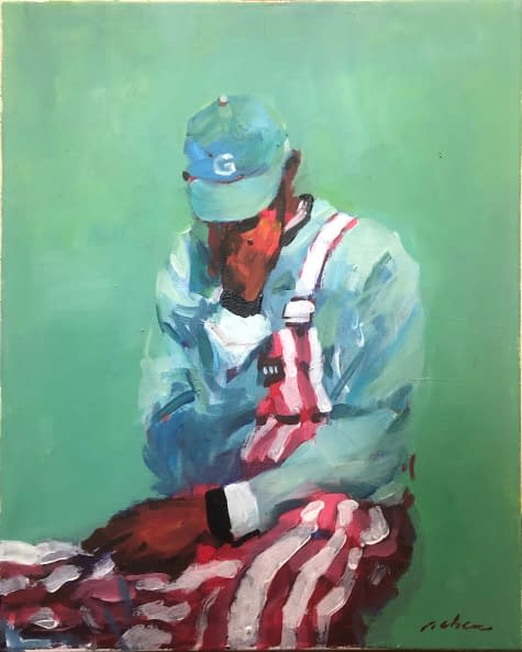 Foto 1 des Kunstwerks "Rote und weiße Streifen Golf Wang" von Gallery Chen auf art24