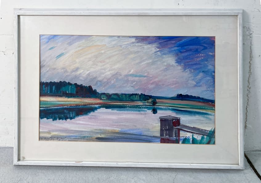 Image 1 of the artwork "Südböhmische Teichlandschaft" by Libuše Pilařová-Kverková on art24