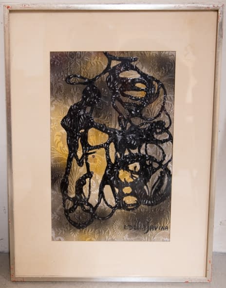 Photo 1 de l'œuvre "Komposition auf Tapete" par Ettore Della Savina sur art24