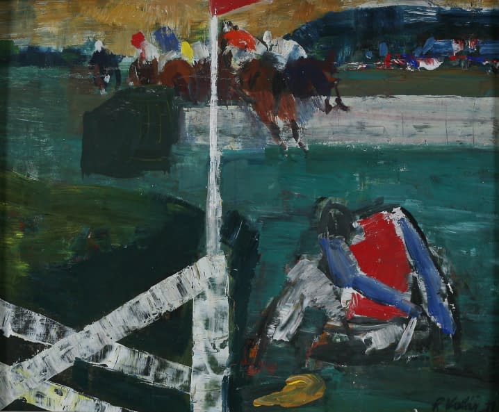 Foto 1 des Kunstwerks "Sturz beim Hindernisrennnen" von Radomír Kolář auf art24
