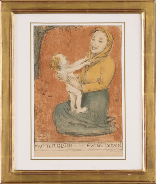 Image 1 of the artwork "Mutterglück" by Cuno Amiet on art24