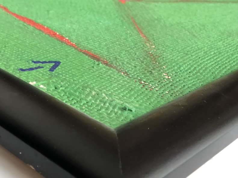 Image 1 of the artwork "Zöld Angyal/Grüner Engel" by János Aknay on art24