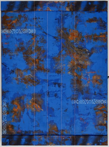 Foto 1 des Kunstwerks "Oxidiertes Blau" von Dominik Schlumpf auf art24