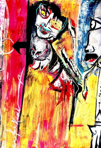 Image 1 of the artwork "Vergangenheit & Zukunft, Kriege & die Mächte der Matrix" by @SpaceSpider on art24