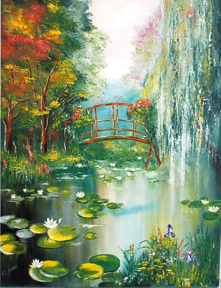 Foto 1 des Kunstwerks "Zuwachsende Teich" von Galina auf art24