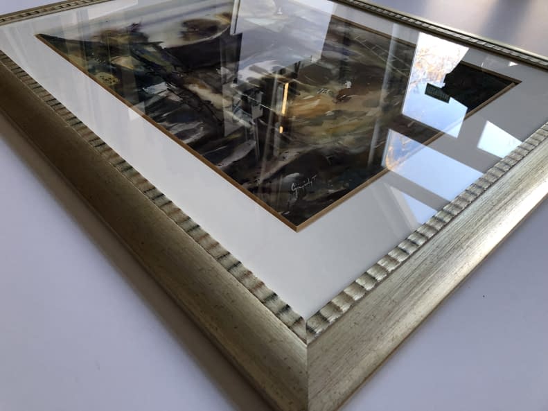 Image 1 of the artwork "Belső udvar /  Innenhof" by Tibor Gáspárdy on art24