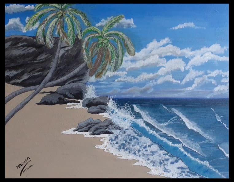 Foto 1 des Kunstwerks "An Asian Beach" von Madura Wickremasinghe auf art24