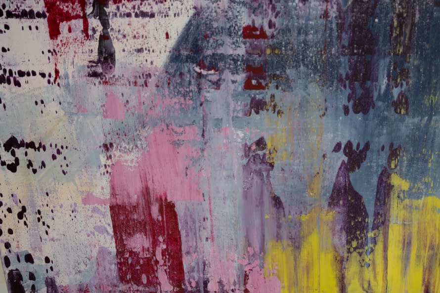 Foto 1 des Kunstwerks "Abstrakte Malerei Freuden 100x70cm" von EliaOmen auf art24
