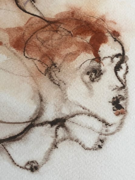 Image 1 of the artwork "Női akt  II. / Frauen Akt II." by Ruttkay Sándor on art24