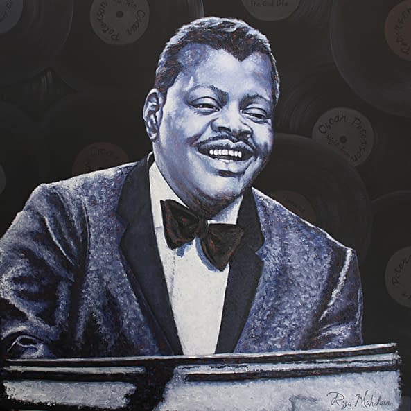 Image 1 of the artwork "Oscar Peterson" by Reza on art24