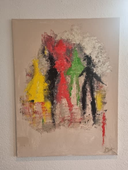 Foto 1 des Kunstwerks "people in the rain" von dosch-gallery auf art24