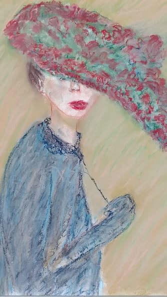 Foto 1 des Kunstwerks "Dame mit Hut" von Bernd Kotz auf art24